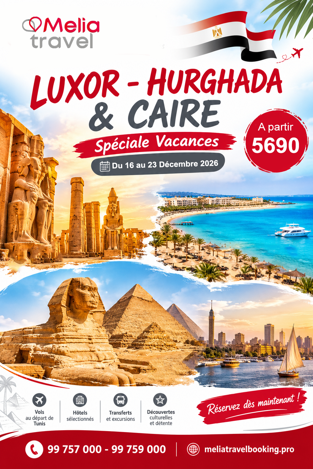 LUXOR - HURGHADA - CAIRE